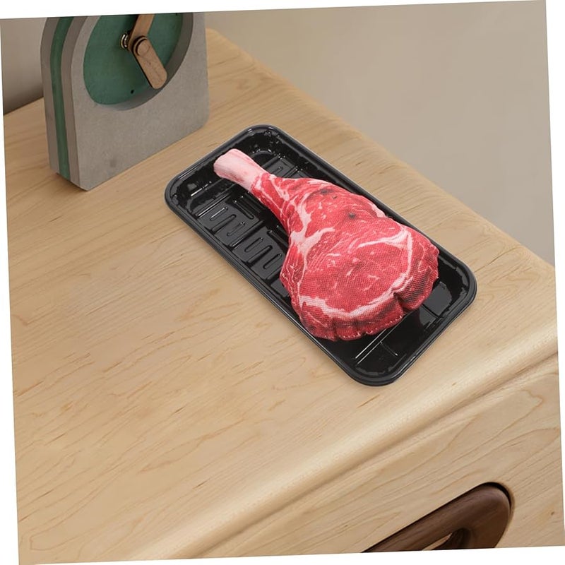 2 Sets Realistic Artificial Steak Model Display Prop Lifelike Ornament - Image 4